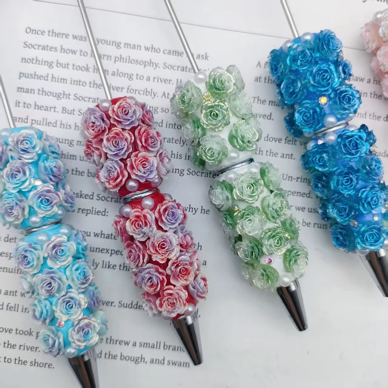 DP004-Flower Beaded Pen
