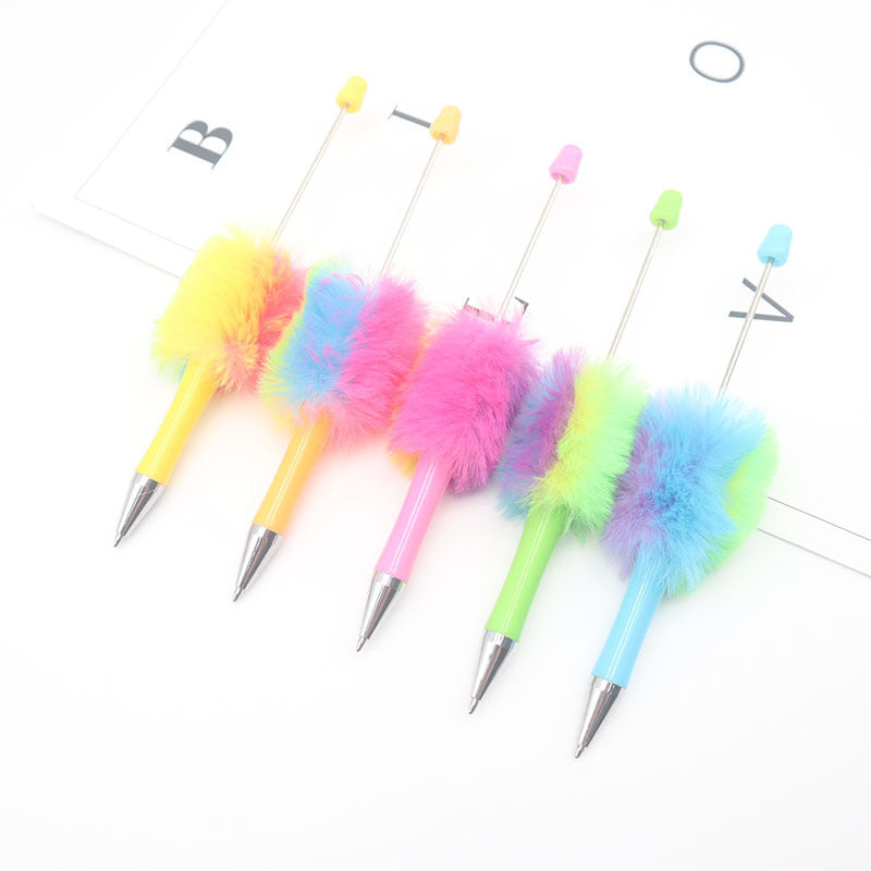 DP002-Fuzzy Beaded Pen